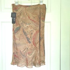RALPH LAUREN Size 4 Skirt, Multi Colored